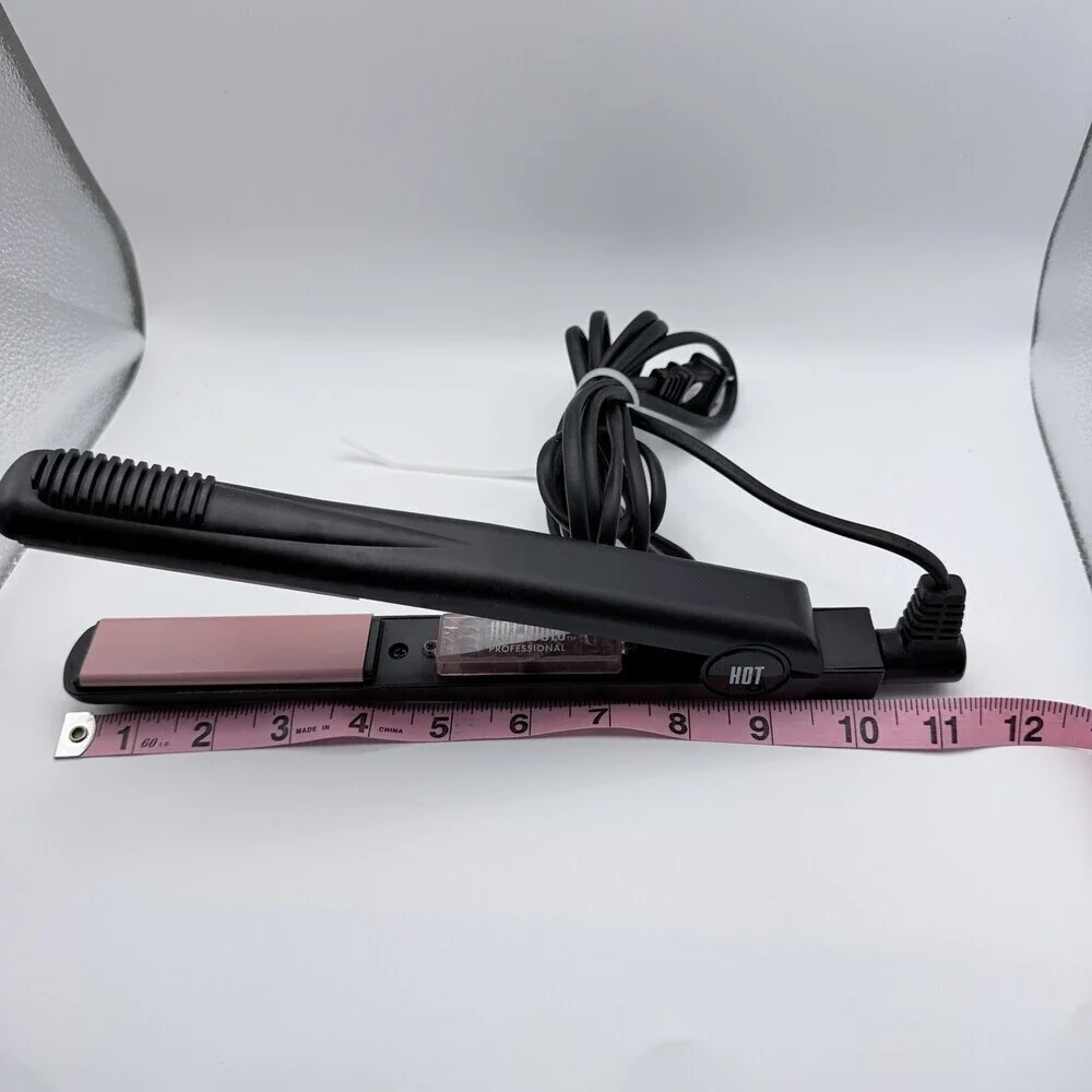 Hot Tools Professional 1 in Salon Flat Iron 1188 Pink Ceramic Hair Straightener